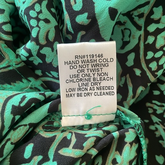 New JODIFL Green Tiered Maxi Dress size Small - Picture 12 of 13